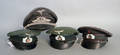 Four German WWII hats