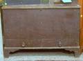 Brown Painted Chippendale Dovetailconstructed Blanket Chest over Two Short Drawers
