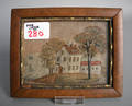 Miniature needlework picture