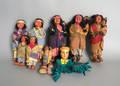 Group of skookum dolls