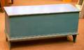 Blue Painted Sixboard Blanket Box