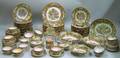 Large Assembled Group of Chinese Export Rose Medallion Porcelain Tableware