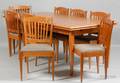 Kevin Kopil Dining Table and Eight Chairs