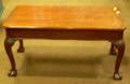 Chippendalestyle Carved Mahogany Piano Bench