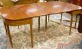 Federal Mahogany Twopart Dropleaf Banquet Table