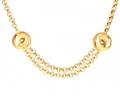 Chanel Goldtone Chain Link  Medallion Belt