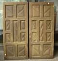 Pair of Spanish Colonial Wooden Paneled Doors