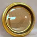 Georgianstyle Round Giltwood and Partebonized Mirror