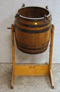 Metalbound Oak Acme Churn No 2 on Stand