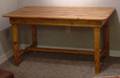 Rustic Pine Stretcherbase Table