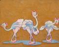 Frank Follmer American d 2000 Ostrich Ballet Possibly a Study for Fantasia