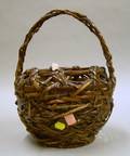 Wooden Handled Japanese Basket