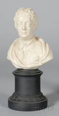 Turner White Stoneware Bust of Addison