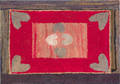 American hooked rug ca 1900