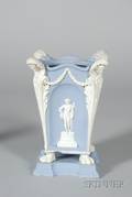 Wedgwood Solid Blue Jasper Bough Pot