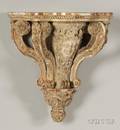 Continental Louis XVIstyle Gilt Gesso Wall Bracket