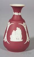 Wedgwood Crimson Jasper Dip Vase