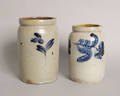 Two Pennsylvania stoneware crocks