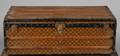 Louis Vuitton Wood Strapped and Metal Mounted Steamer Trunk