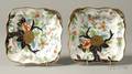 Pair of English Earthenware Imari Palette Dessert Plates