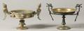Two Bronze Classical Revival Tazzae