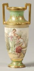 Small Viennese Porcelain Urn