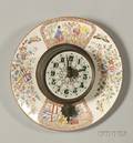 French Faience Wall Timepiece
