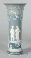 Mettlach Cameo Vase