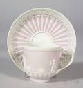 Wedgwood Lilac Jasper Dip Coffee Cup and Saucer