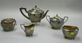 Tiffany  Company Five Piece Silver Plate Tea Set