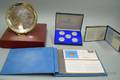 Group of Sterling Silver Commemorative Medals and Plate
