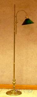Brass Adjustable Floor Lamp
