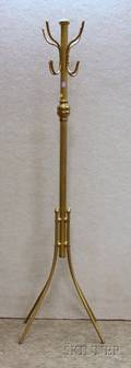 Brass Coat Tree