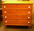 Late Federal Pine and Cherry FourDrawer Chest