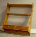 Pine Whaleend Wall Shelf