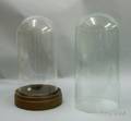 Two Glass Domes with a Base