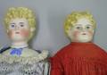 Two Parian Shoulder Head Dolls