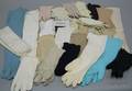 Collection of Fortytwo Pairs of Womens Leather and Cloth Gloves
