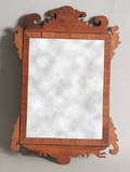 Country Chippendale looking glass