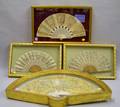 Four Framed Sequined Hand Fans