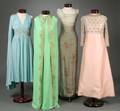 Four Vintage 1960s70s DressesGowns