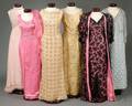 Six 1960s70s Vintage Beaded Gowns
