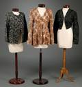 Three Vintage Beaded Silk Jackets