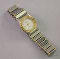 Womans Omega Constellation Stainless Steel and Diamond Wristwatch