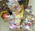Four Bags of Assorted Vintage and Modern Costume Jewelry and a Box of Assorted Items
