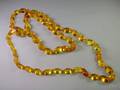 Boxed Amber Bead Necklace
