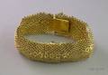 Ladys 14kt Gold Mesh Bracelet Wristwatch