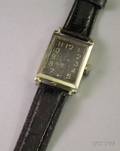Art Deco 14kt White Gold 15jewel Lady Waltham Solidarity Wristwatch