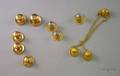 Five Assorted 14kt Gold StudsCuff Buttons and Two Sets of 14kt Gold Studs