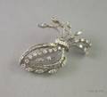 Platinum and Diamond Spray Brooch